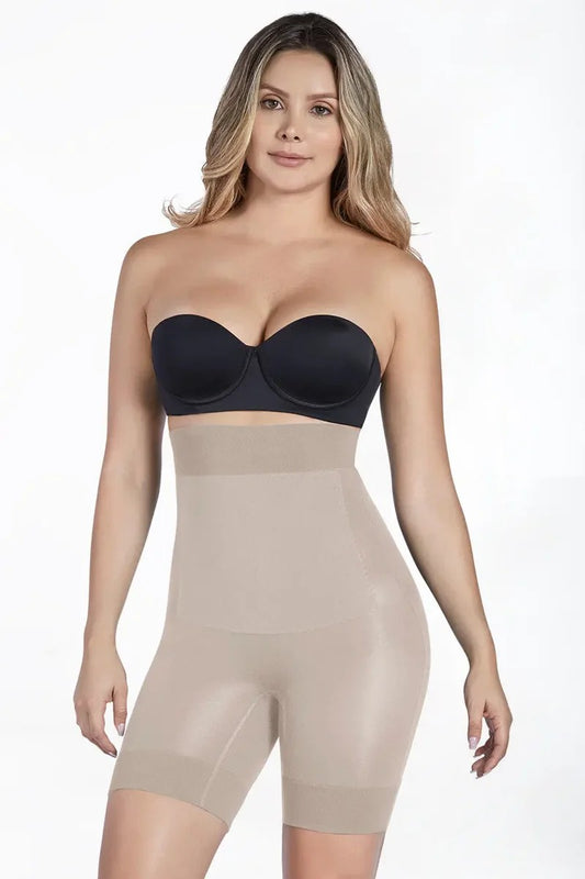 CUR 1425  Pantalones cortos termicos moldeadores de cintura alta